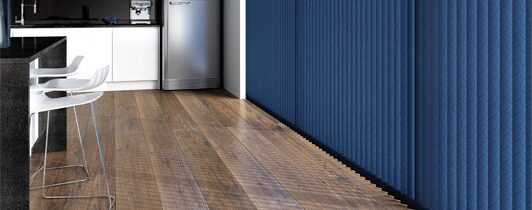 Blue Vertical Blinds