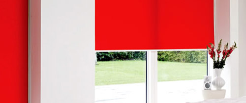 Plain roller blinds