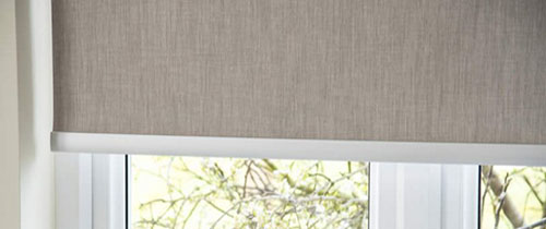 Textured and woven roller blinds